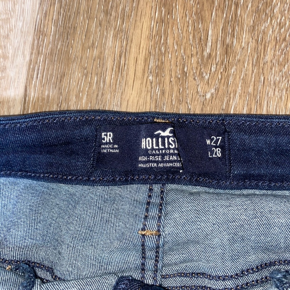 Hollister high rise ripped jeans
